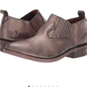 Frye Brown Leather Chelsea Ankle Boots 10B Western Distressed Pull-On Booties